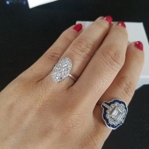 Two high quality silver rings